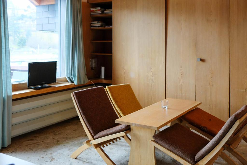 TV a/nebo společenská místnost v ubytování Seewohnung 1