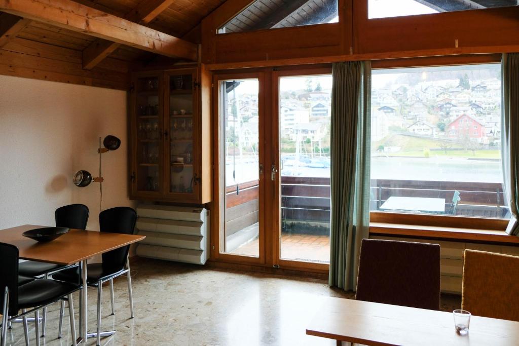 Posezení v ubytování Seewohnung 1
