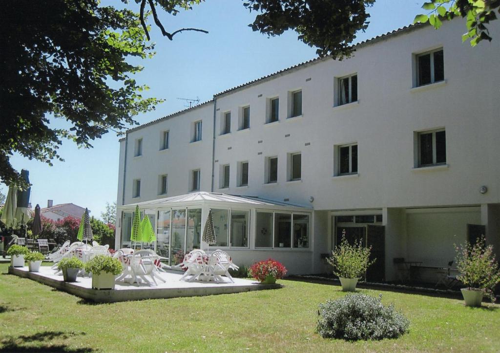 Zahrada ubytování hotel l'échappée d'oléron
