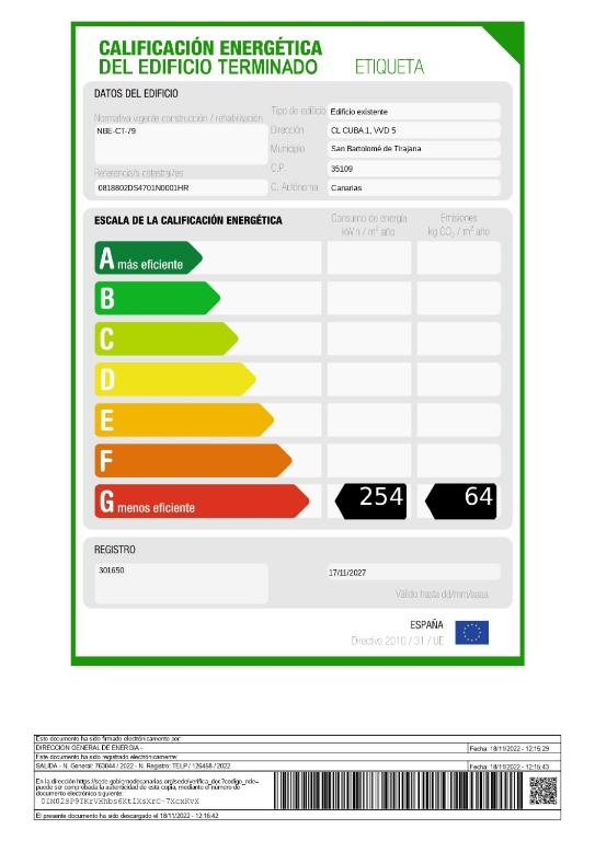 Certifikát, hodnocení, plakát nebo jiný dokument vystavený v ubytování TABLERO 301, FANTÁSTICO APTO 6 pax , cerca PLAYA INGLÉS