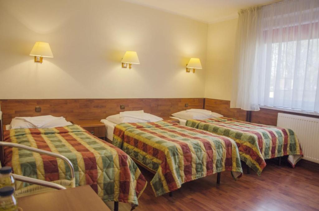 Posteľ alebo postele v izbe v ubytovaní Hotel Skaut