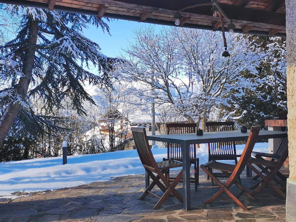 Chalet Bornhome relax, sport e cultura altopiano del sole 6 ospiti - pet Frendly v zime