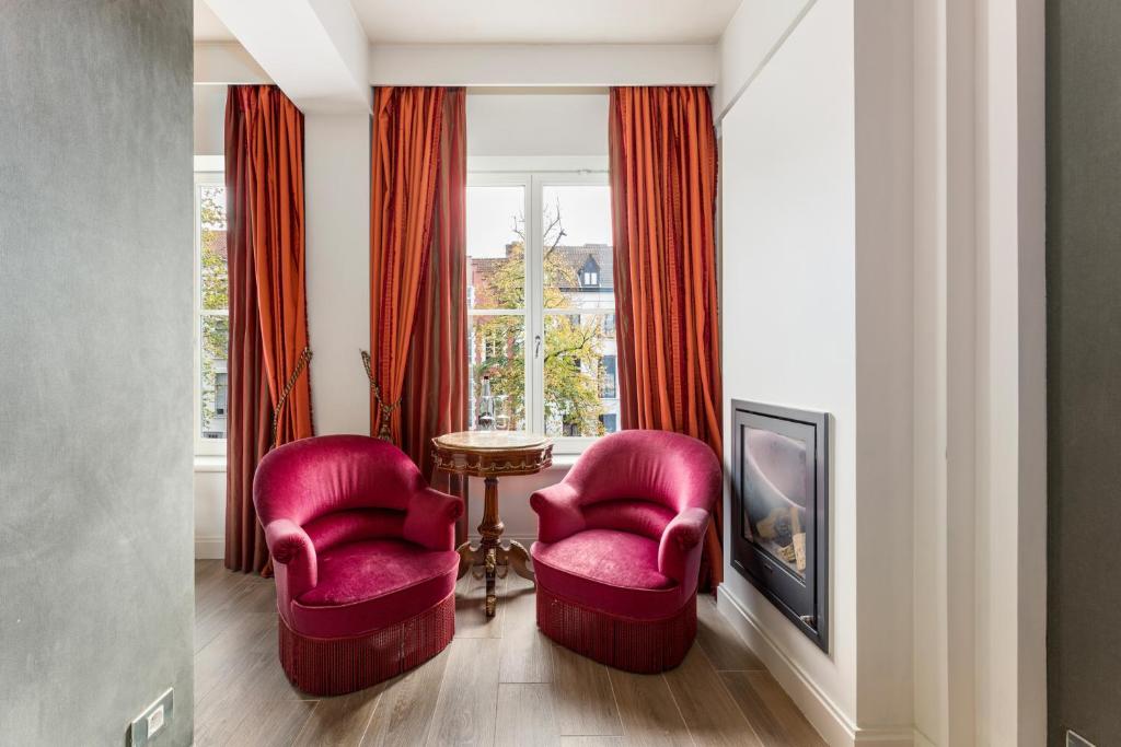 Posezení v ubytování Canal Suites