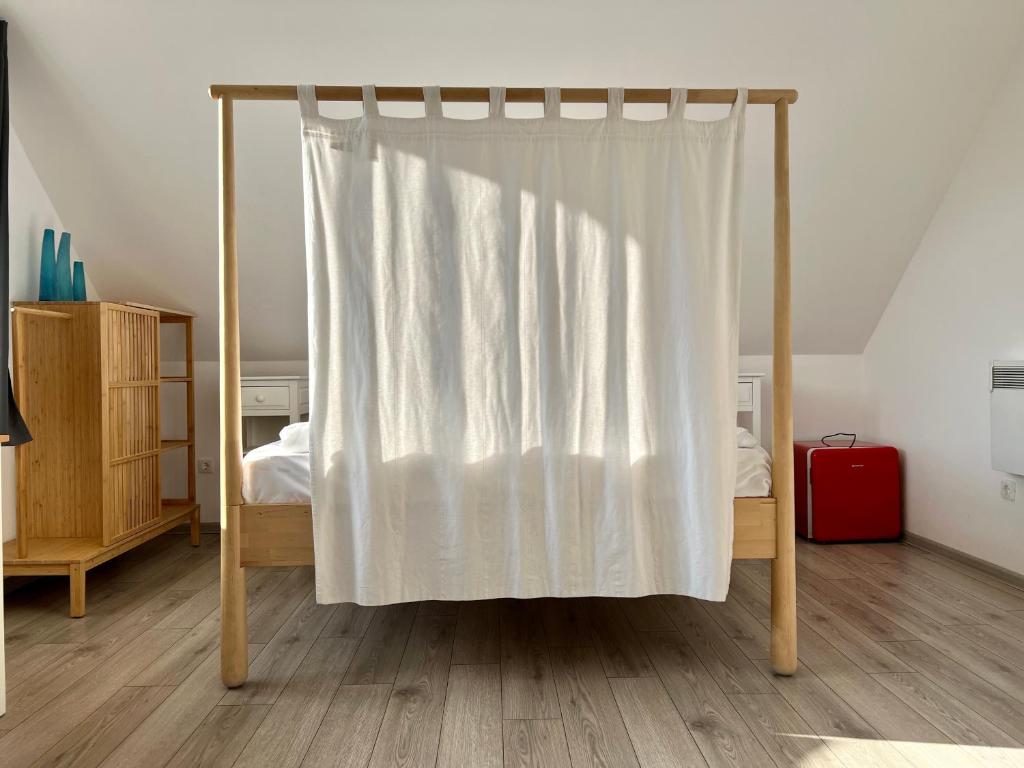 Postel nebo postele na pokoji v ubytování Pixel Guesthouse