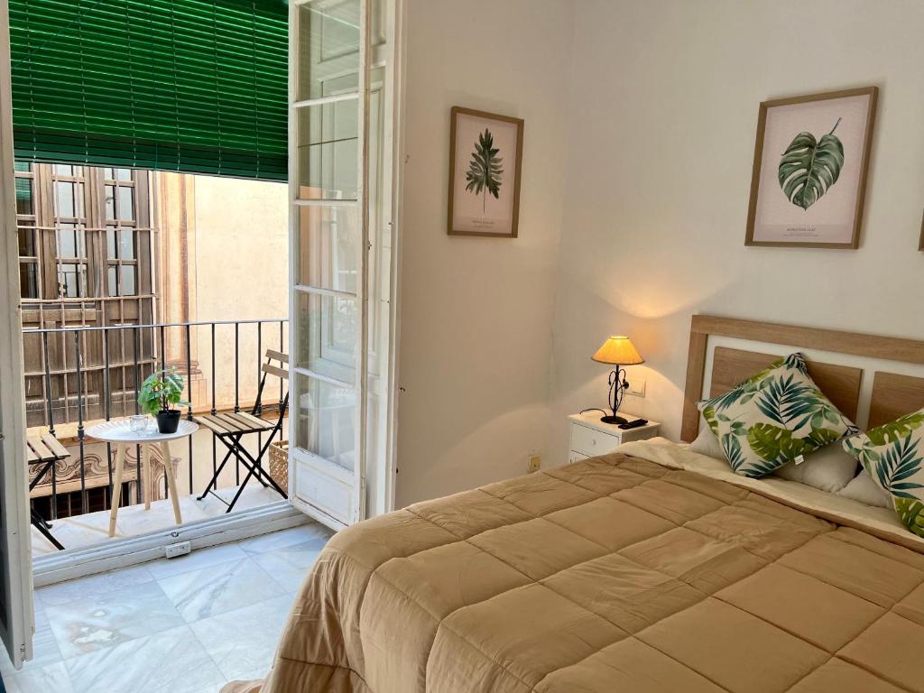 Posteľ alebo postele v izbe v ubytovaní iYOURBASICS Great Apartment Hinestrosa 23 FREE WIFI&AC