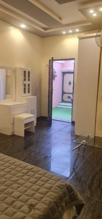 Koupelna v ubytování Al Moltaqua Chalet