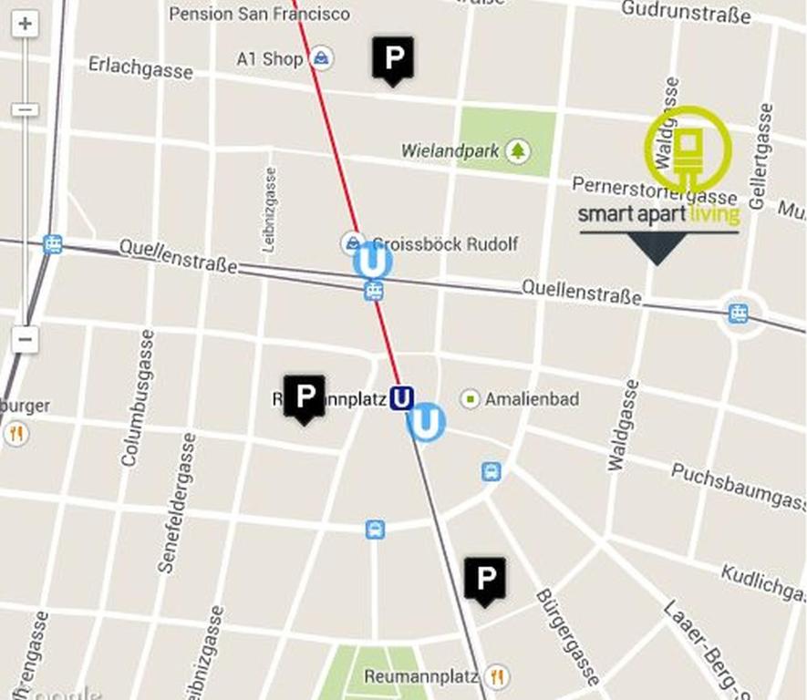 Smart Apart Living - Wien Hauptbahnhof - self check-in - Resim 23