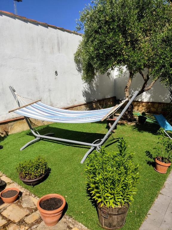 Vonkajšia záhrada v ubytovaní Casa Rural VILLAMADA