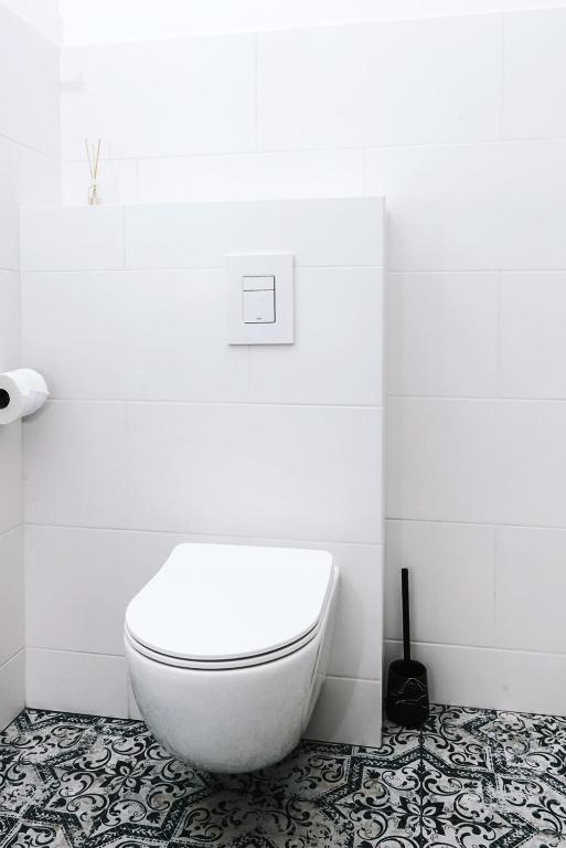 Kúpeľňa v ubytovaní Mazurski Apartament 2