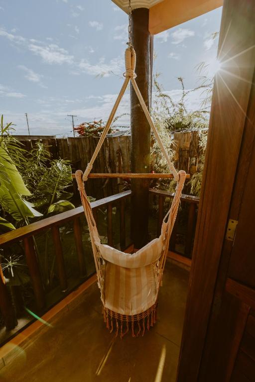 Un balcón o terraza de Pousada Lua Clara
