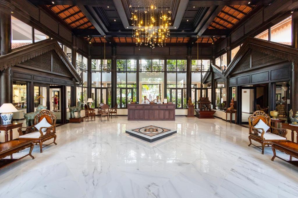 Posezení v ubytování Saem Siemreap Hotel