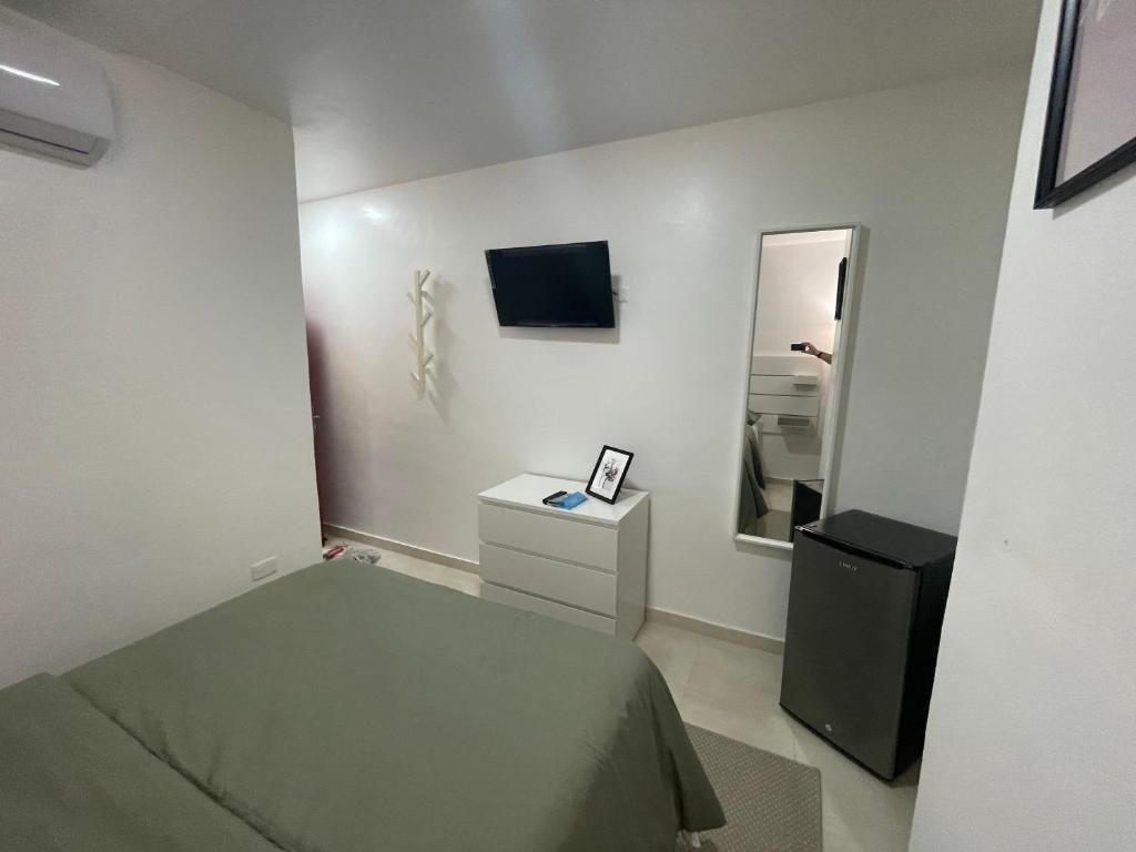 TV a/nebo společenská místnost v ubytování Hotel Conquistador Santo Domingo