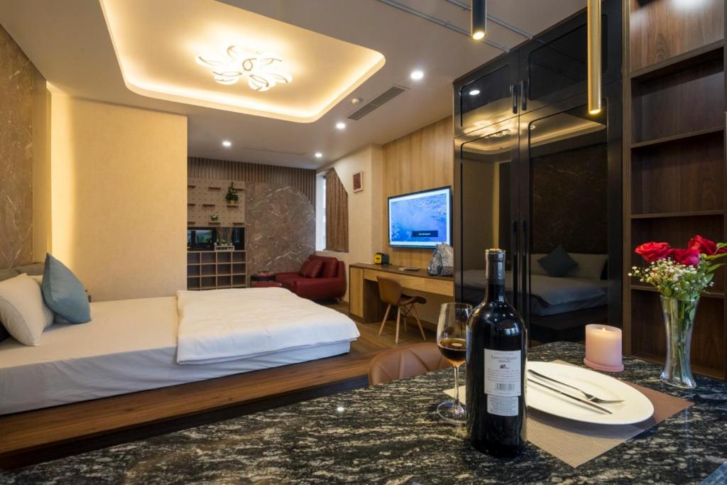 BBQ HOSTEL - Deluxe King Studio