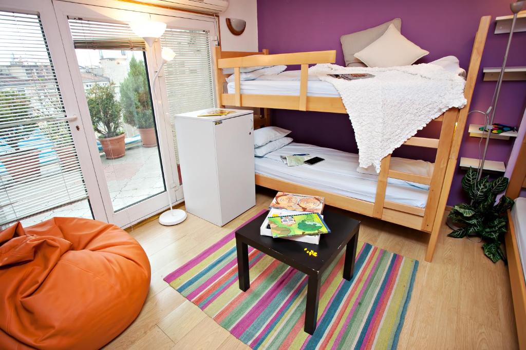 Postel nebo postele na pokoji v ubytování Hostel Bed&Coffee 360°
