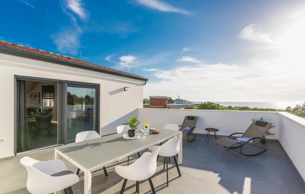 Balkón alebo terasa v ubytovaní Apart Residence-Galant