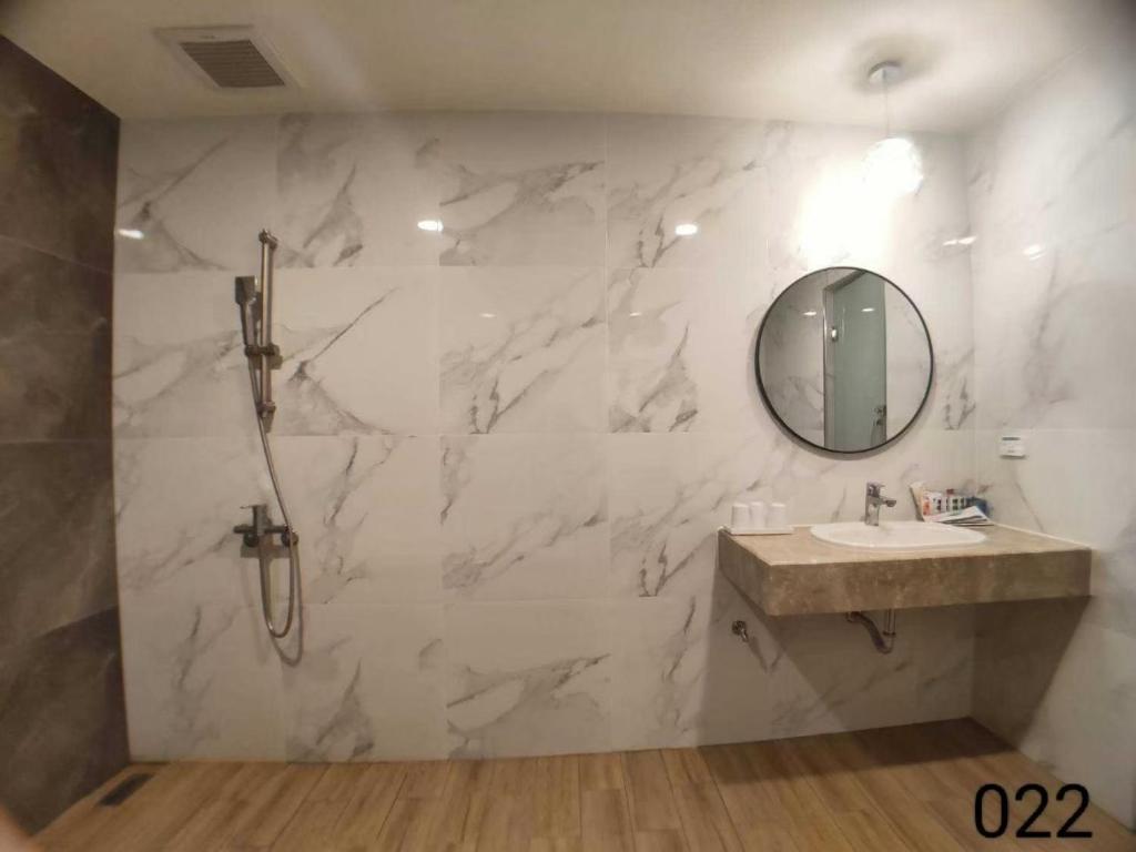 Koupelna v ubytování Wunsin Motel