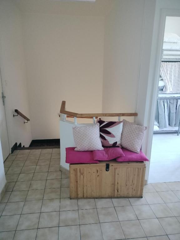 Postel nebo postele na pokoji v ubytování lit en dortoir toulouse minimes