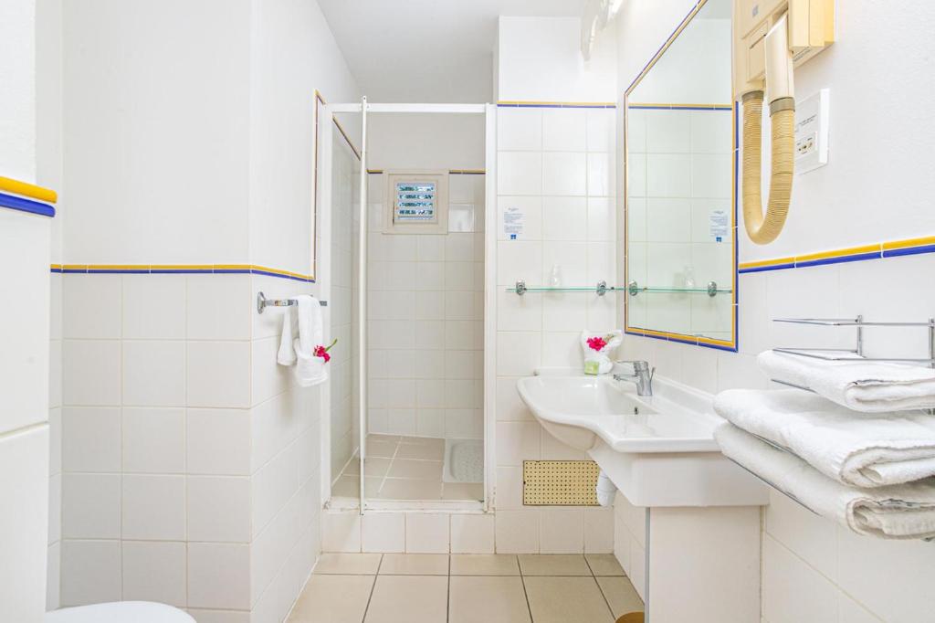 Koupelna v ubytování Karibea Sainte Luce Hotel