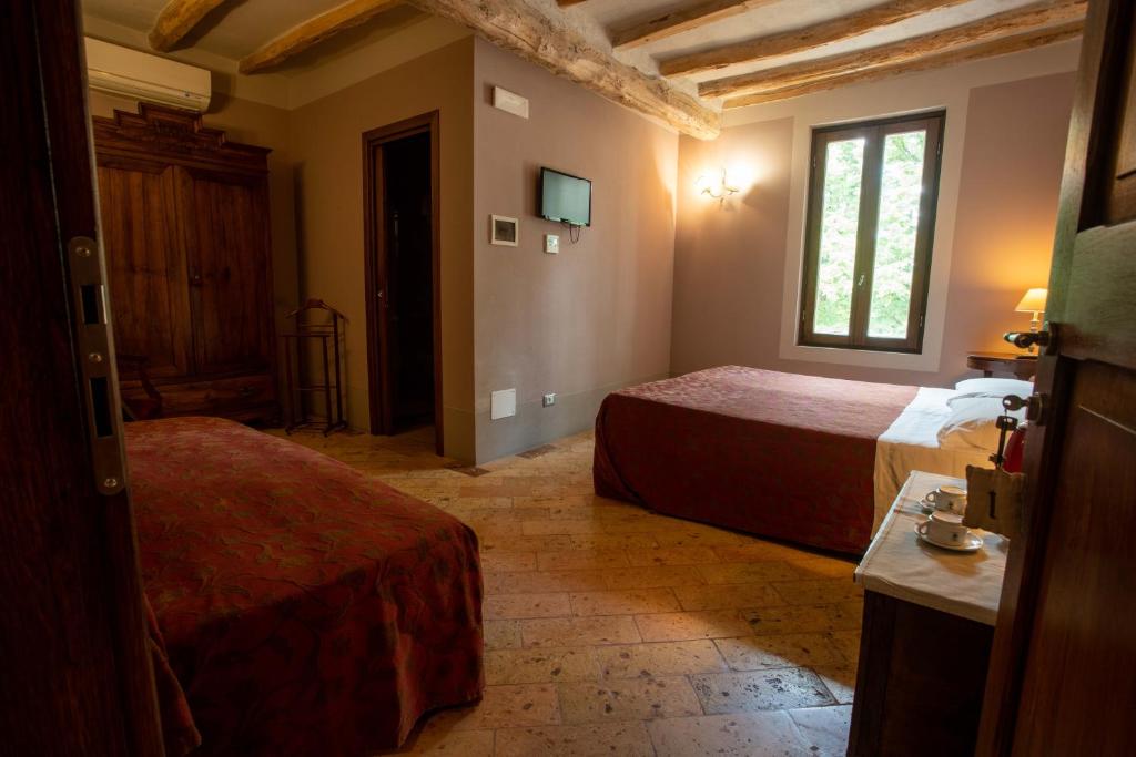La Finestra sul Po - Agriturismo - Habitación Doble Deluxe Con Cama Supletoria