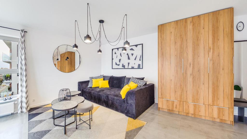 Posedenie v ubytovaní Apartament Grey 10 C Perłowa Przystań - Holiday City