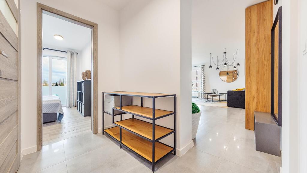 Kuchyňa alebo kuchynka v ubytovaní Apartament Grey 10 C Perłowa Przystań - Holiday City