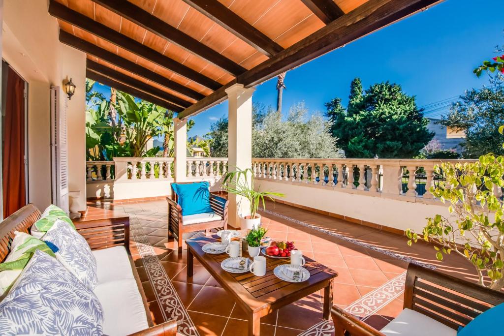 Balkón nebo terasa v ubytování Ideal Property Mallorca - Can Jaume