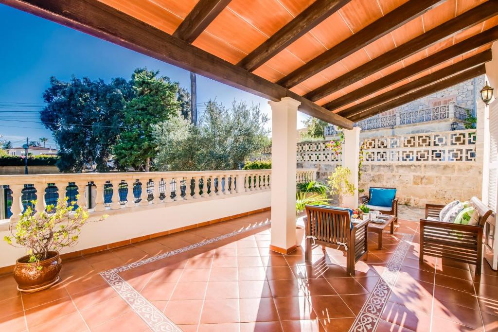 Balkón nebo terasa v ubytování Ideal Property Mallorca - Can Jaume