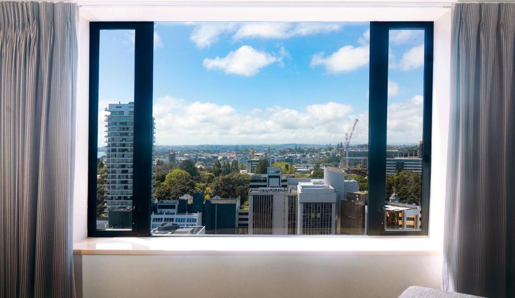 Nespecifikovaný výhled na destinaci Auckland nebo výhled na město při pohledu z hotelu
