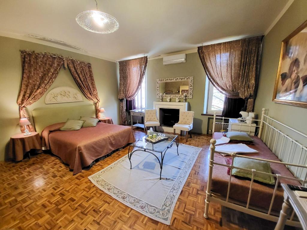 Postel nebo postele na pokoji v ubytování Casa Masoli