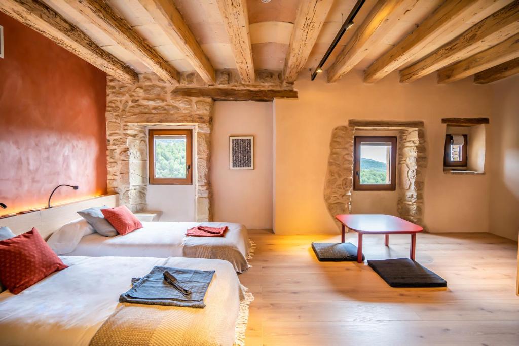 Posezení v ubytování Hotel japonès Puigpinós
