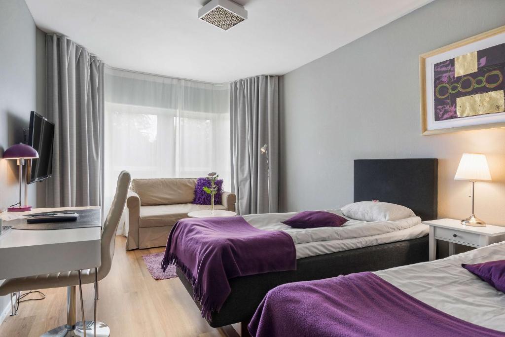 Postel nebo postele na pokoji v ubytování Best Western Hotel Varnamo