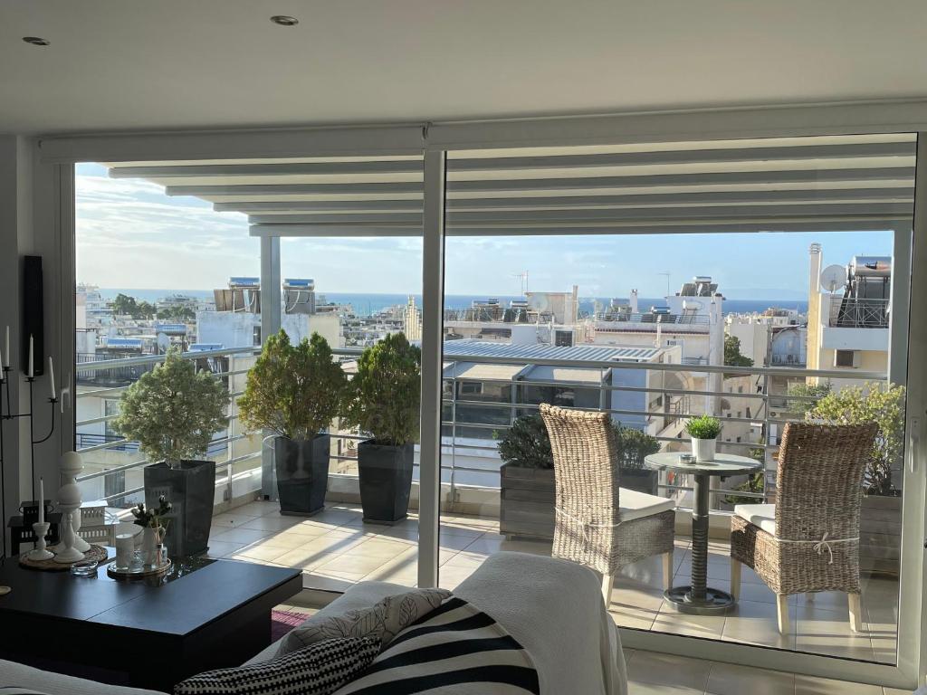 Posezení v ubytování Sea View Luxury Studio Palaio Faliro
