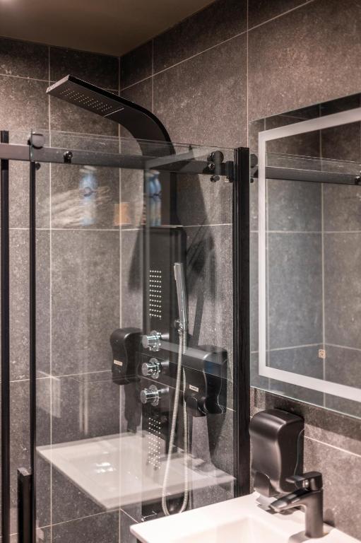 Koupelna v ubytování M-otel E40
