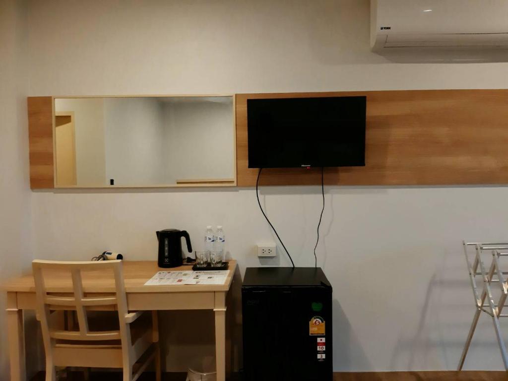 Kuchyň nebo kuchyňský kout v ubytování Karon Living Room - SHA Plus