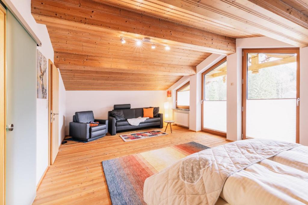 Posezení v ubytování Landhaus Aggenstein