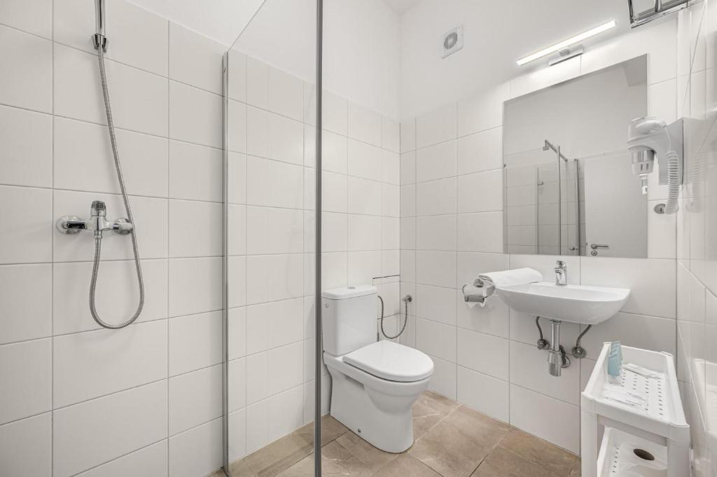 Kúpeľňa v ubytovaní Pension Petit