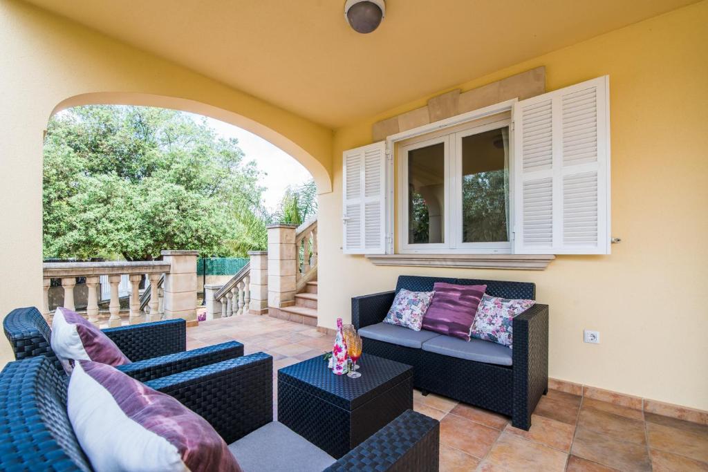 Posezení v ubytování Ideal Property Mallorca - Villa Corb Mari