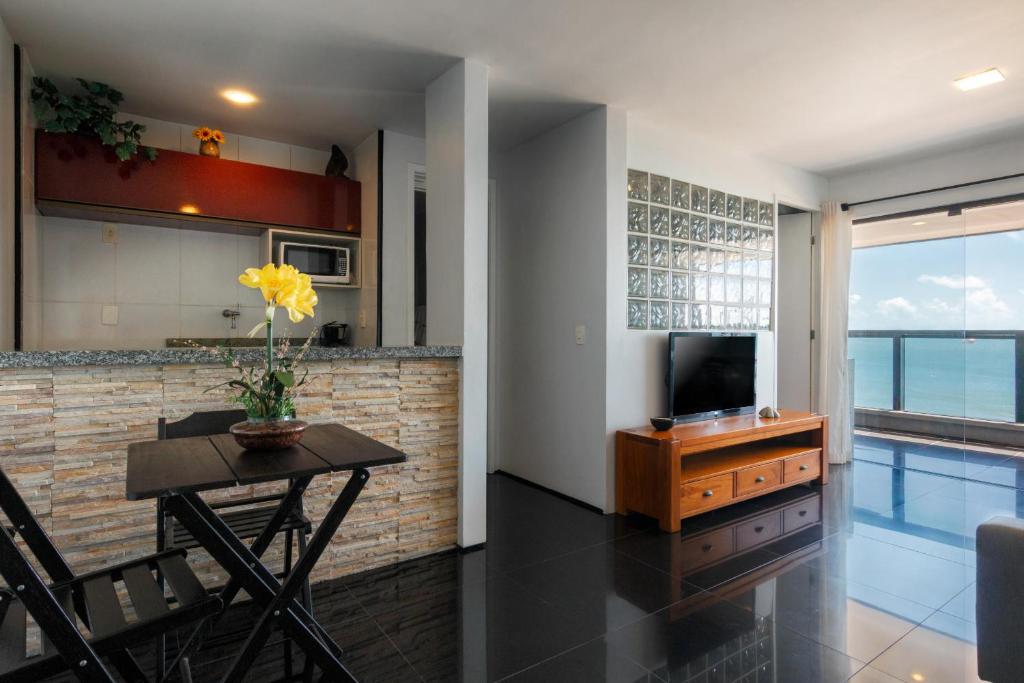 Particular Iracema Residence - 605-阳台和海景平坦
