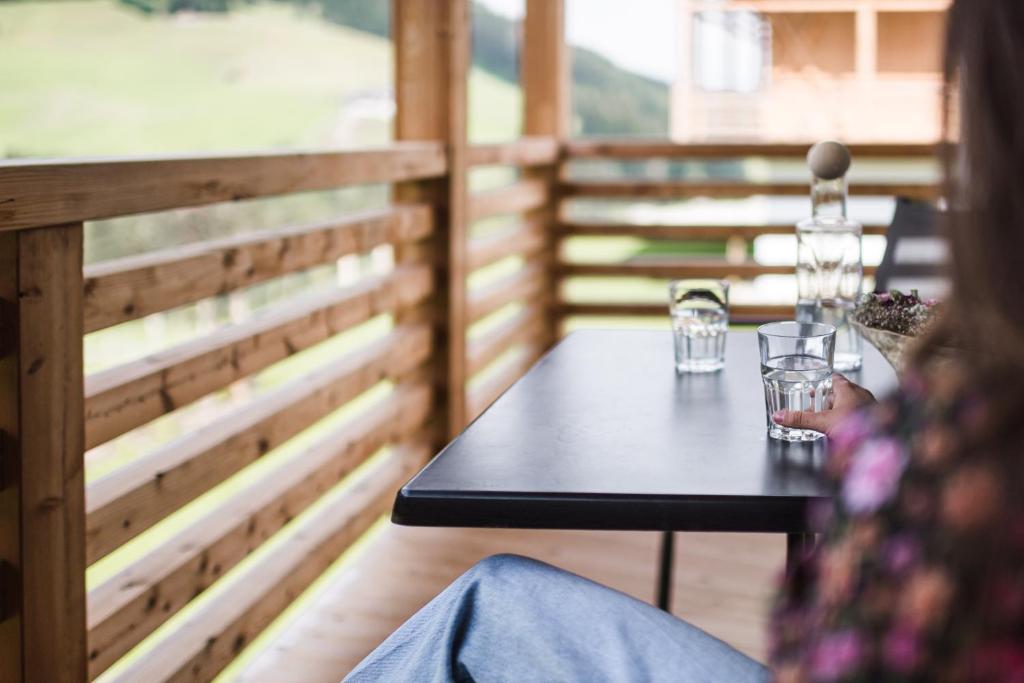 Reštaurácia alebo iné gastronomické zariadenie v ubytovaní Biohof Untergröber