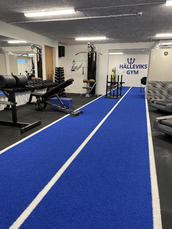 Fitness centrum a/nebo fitness zařízení v ubytování Hotell Hanöhus Hällevik