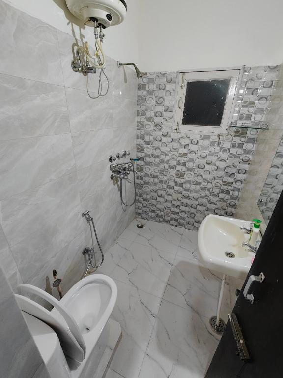 Koupelna v ubytování Chandigarh home