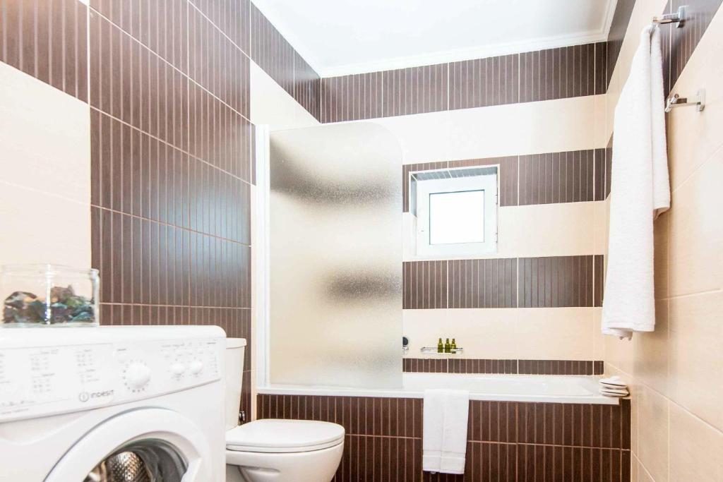 Kúpeľňa v ubytovaní Villa Venus Elounda