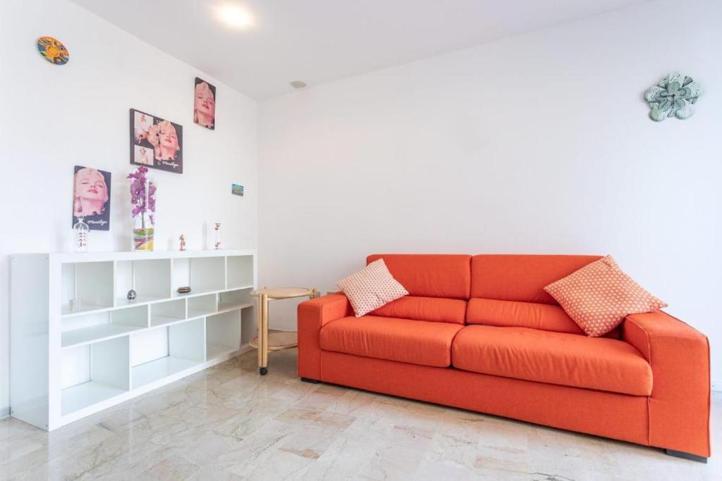 A seating area at Casa Azzurra