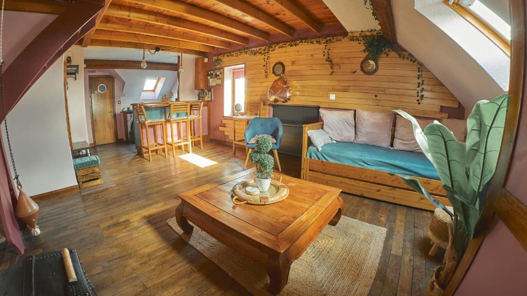 O zonă de relaxare la Une escale à l'Écluse