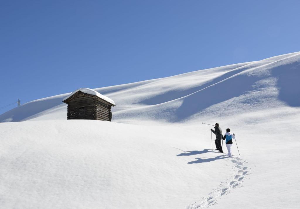 Ferienhaus Mörtl during the winter