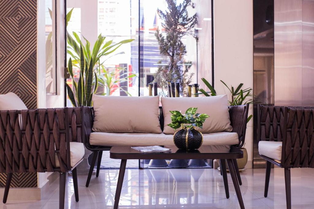 Posezení v ubytování Liebling Hotel Ciudad del Este
