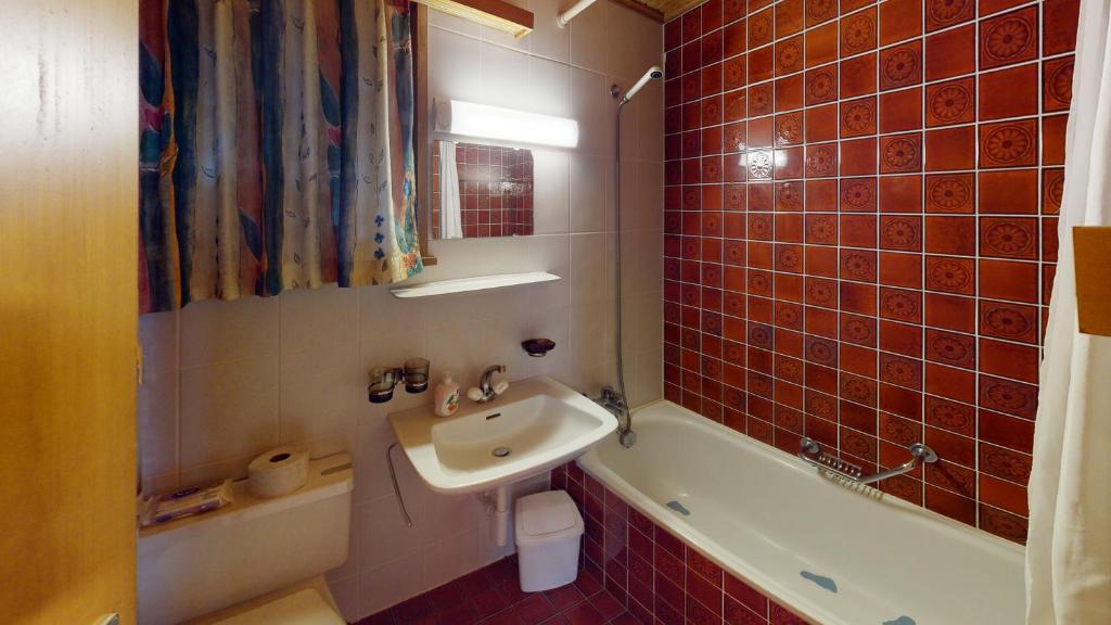 Koupelna v ubytování Ferienhaus Rehbock RB0