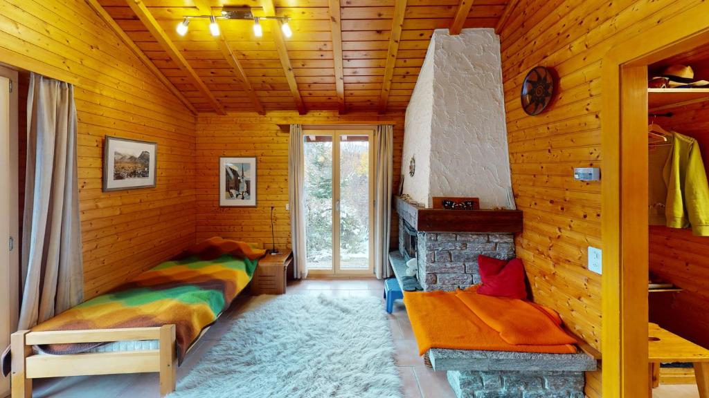 Postel nebo postele na pokoji v ubytování Ferienhaus Rehbock RB0