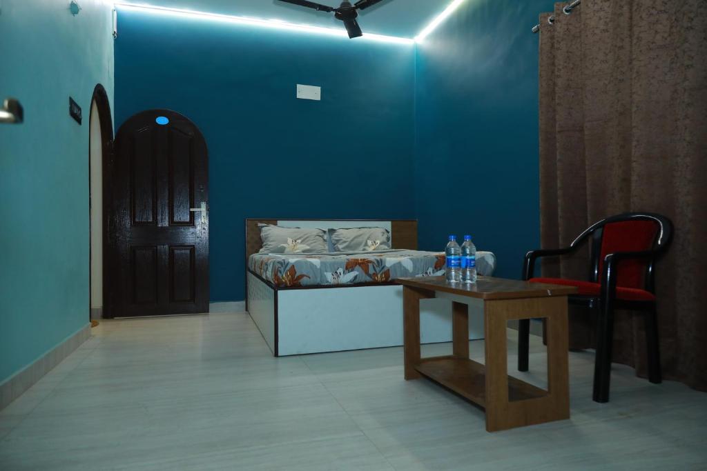 Posezení v ubytování ANANDHA RESIDENCY