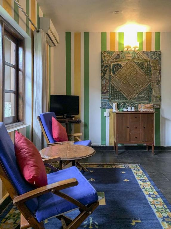 Posezení v ubytování Casa Baga